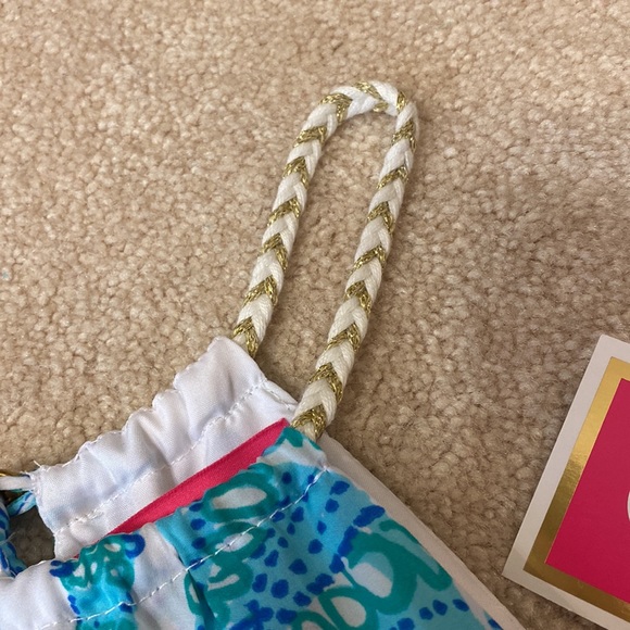 Lilly Pulitzer womens starfish and shells blue/white/gold with with tags!!!! - Picture 3 of 5